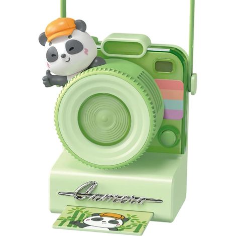 Ventilateur portable – Ventilateur d'extérieur rechargeable en forme d'appareil photo pour femmes, adolescentes et filles (1/5)