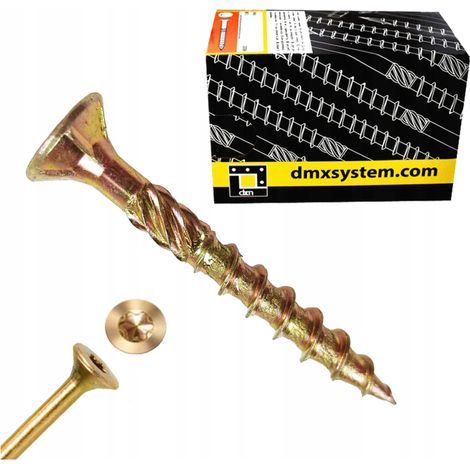 Vis à bois coniques 4x40 - Torx TX20 - 200 pièces - Haute résistance - Idéal pour menuiserie (1/5)