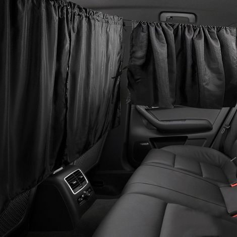 4PCS Rideau de Voiture,Rideau de Séparation de Voyage,Séparateur Intérieur de Voiture,Multifonctionnel Rideaux De Séparation Intérieurs,pour la Plupart des Voitures,Camions (1/5)
