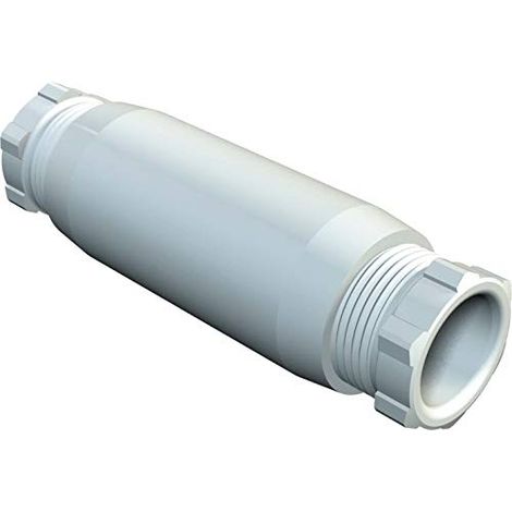 OBO Bettermann Manguito de conexión de cables 2,5mm2 Poliestireno gris claro RAL 7035, 2022028