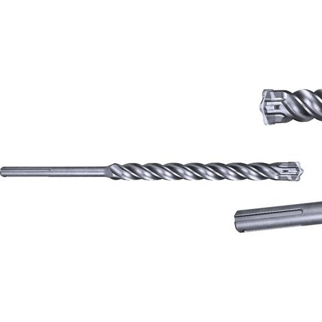 Punta MAKITA SDS PLUS 4 taglienti eliche per hitachi metabo hilti bosch dewalt Ø 11x210 mm (1/2)