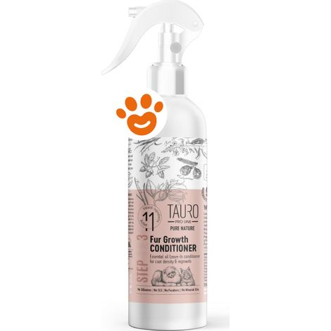 Tauro Pure Dog&Cat Nature Fur Growth Conditioner Spray Leave-In - Confezione 250 ml - Igiene Cane