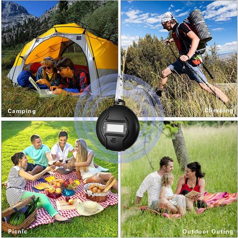 Répulsif anti-moustiques portable à énergie solaire et répulsif anti-insectes à ultrasons pour l'extérieur (1/4)
