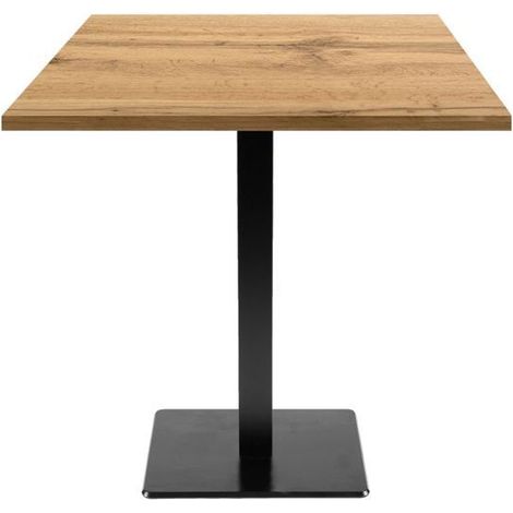Table 70 x 70 cm - modèle Milan chêne armor