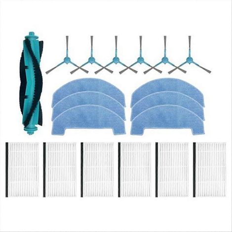 Brosse rotative pour aspirateur Conga 2499, filtre HEPA, chiffon de nettoyage, sac à poussière (1/5)