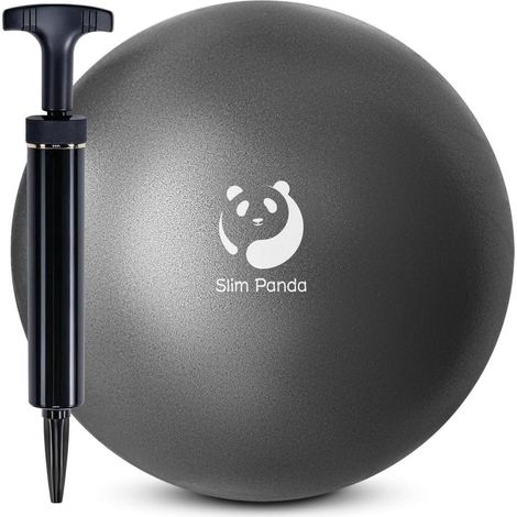 Gymnastikball klein 23 25 cm Pilates Yoga Balance Schwarz Pumpe (1/5)