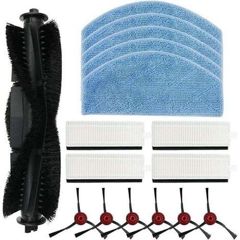 Niceminiwall Kit complet brosse principale et chiffon de rechange pour aspirateur Laresar Mars 01, XU, Outils de nettoyage de sol, Brosse - KZQ (1/4)