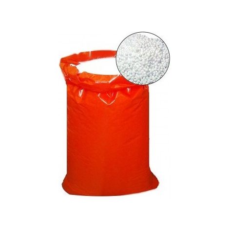 IMBALLAGGI 2000 - Sacco Palline Polistirolo per Riempimento Pouf - 250 Litri - Sfere per Riempimento, Imballaggio e Isolamento - 1 Sacco