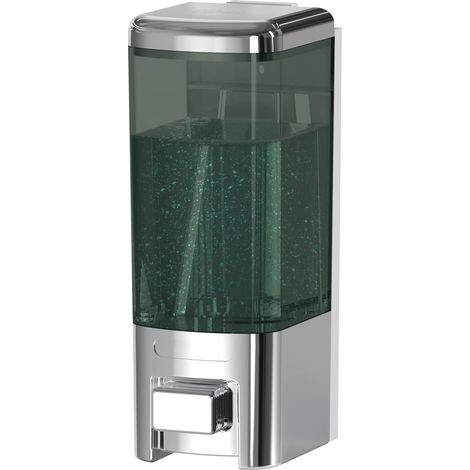 Distributeur de savon manuel mural, distributeur de savon pour les mains grande capacité pour la cuisine et la salle de bain (1/5)