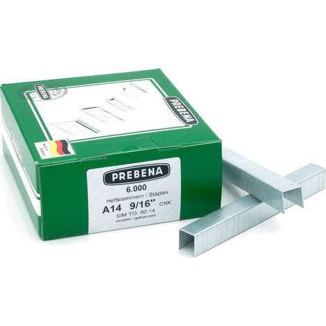 Prebena Heftklammern, 6000 Stk. A14CNK (1/3)