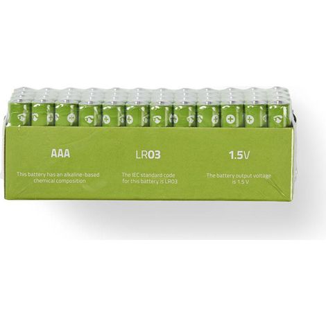 Pilas alcalinas aaa 15 v cc paquete de 48