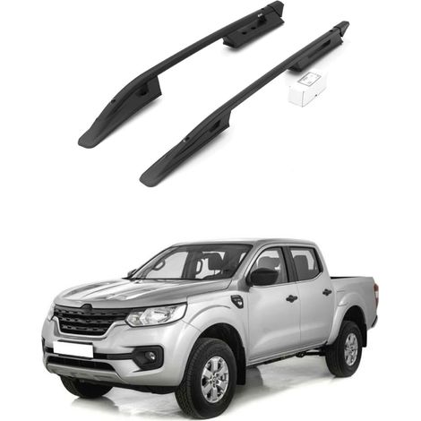 TURTLE kompatibel mit Renault Alaskan 2017-2025 Dachreling Falcon Schwarz (1/2)