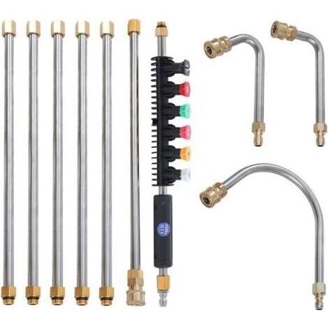 10-teiliges Dachreinigungs-Spritzpistolen-Set, 1/4"-Schnellanschluss (1/4)