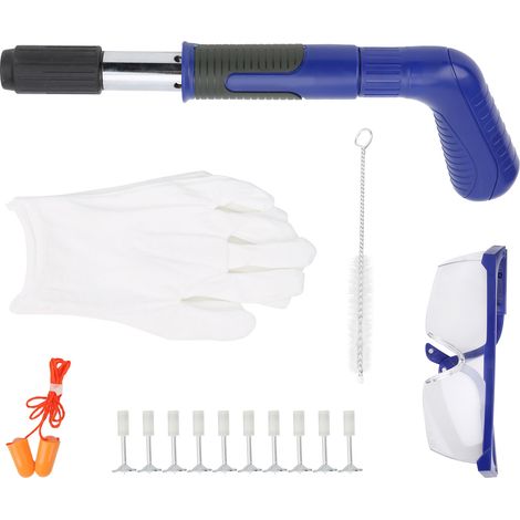 Pistolet à clous mini portable, appareil de clouage mural pour fixation caméra, outil de bricolage et décoration (1/5)