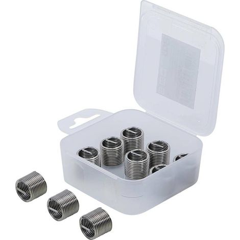 Inserts Taraudés M14 x 1,5 mm - Lot de 10 pcs - Acier Résistant - Fixation Fiable et Durable,  - D-Work