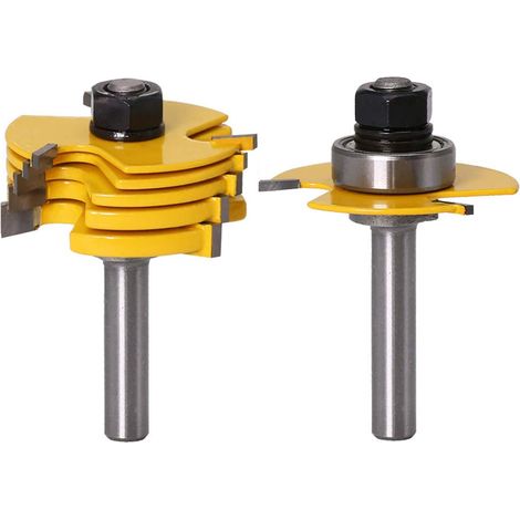 Ulisem Nutfräser-Set mit 1/4-Zoll-Schaft – Größe 6 (1/5)