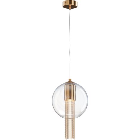 Lampada a sospensione Maytoni Flusso vetro bronzo GU10 (1/4)