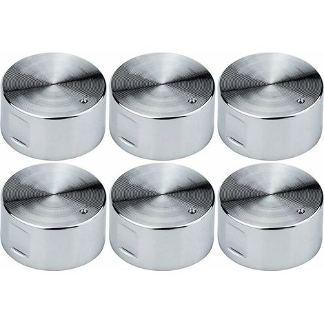 Kaelt - 6 pi��ces 6mm boutons de cuisini��re �� gaz universel cuisini��re four plaque de cuisson interrupteur de commande boutons de commande interrupteur de four boutons de commande de Surface de cui (1/5)