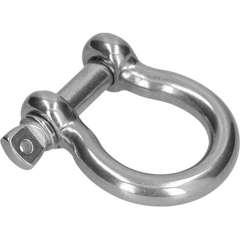 Manille d'ancrage à vis en forme d'arc, en acier inoxydable 304, connecteur pour chaîne et câble métallique, outil de levage, 10 pièces M8 (1/5)