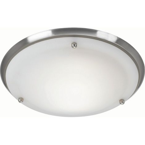 Plafonnier encastre e27 max 60w ip44 acier - markslojd 42248250 42248250 (1/3)