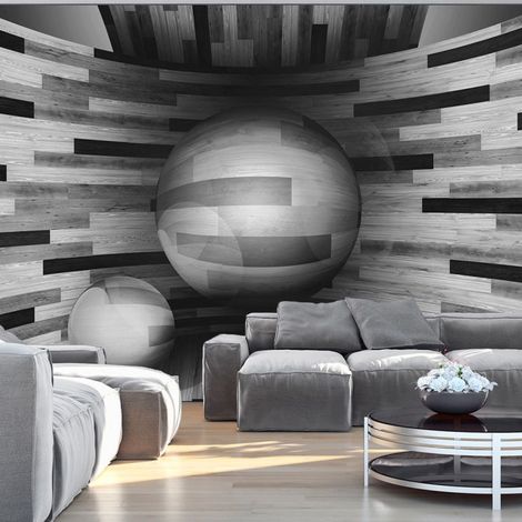 Papier Peint "Gray Sphere" 210 x 300 cm (1/2)