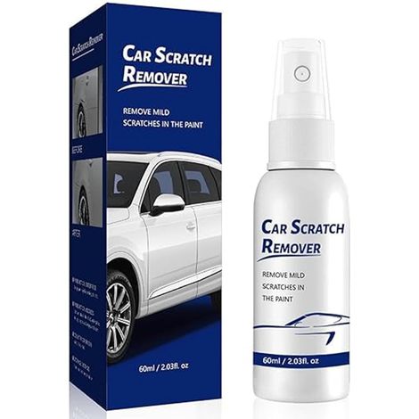 Spray de Réparation de Rayures de Peinture de Voiture, Spray de Réparation de Rayures de Voiture, 2026 Nouveau Efface Rayure Voitures, Efface Rayure Auto, Car Scratch Remover, 60 ml (1/5)