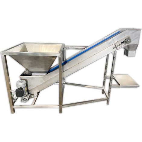 Insacchettatrice Pesatrice Inox a Nastro Semiautomatica Cereali Sementi Frutta (1/3)