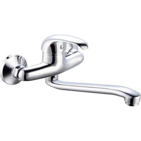 Grifo de cocina Jordan de aleación de zinc, grifo de agua fría y caliente con dos juntas giratorias ocultas, fregadero con lavabo para verduras oculto, grifo mixto (1/2)