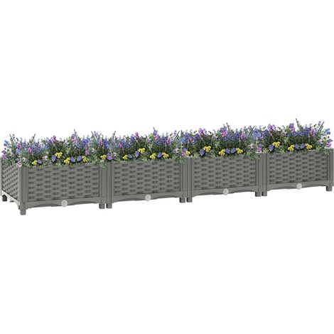 Maison Exclusive - Hochbeet 160x40x23 cm Polypropylen