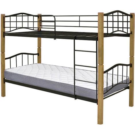 Litera Doble Cama 90cm Madera y Metal (1/5)