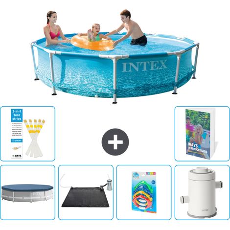 Frame Pool Rund - 305x76 cm - 7-teilig S118