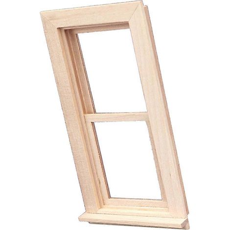 Décoration compatible avec les fenêtres de maison de poupée en bois (1 ensemble) - Adorable jouet pour enfants (1/5)