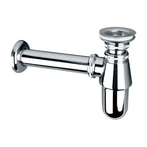 Vidage mcalpine 200+255CB laiton chrome bouchon caoutchouc (1/2)