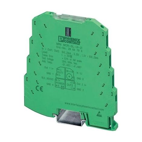 Phoenix Contact Duplicador de Señal Configurable MINI MCR-SL-UI-2I-NC negro