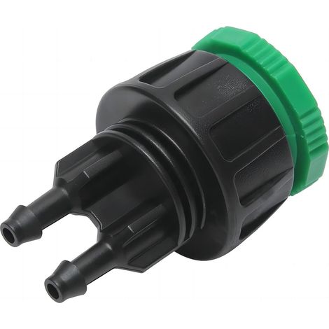 10 Stück Kunststoff-Rohrverschraubung, Mikro-Bewässerungsadapter, Schnellverbinder für 4/7 mm Schlauch