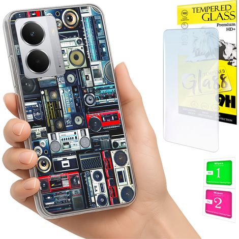 Custodia per Realme 14 5G / 14T 5G con cover fotografica e vetro temperato 9H. (1/5)