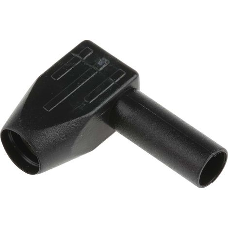 Fiche banane 4 mm RS PRO Noir Mâle 10A 1000V