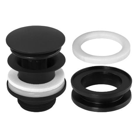 McAlpine CWP60-CB-MB 1.25 X 60Mm Clicker Waste Brass In Matt Black (1/5)