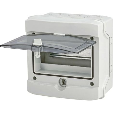 BOÎTE À FUSIBLES EN SAILLIE IP65 POUR PIÈCES HUMIDES - PETIT DISTRIBUTEUR DE COURANT - BOÎTE DE DISTRIBUTION ÉLECTRIQUE - DISTRI