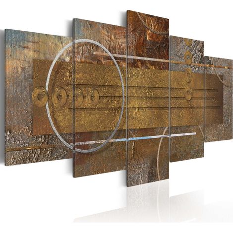 Quadro - La profondità d'oro - 100x50 (1/4)