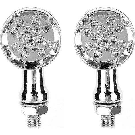 1 Paar LED-Blinker im Retro-Stil mit Gitter für Yamaha/Ind