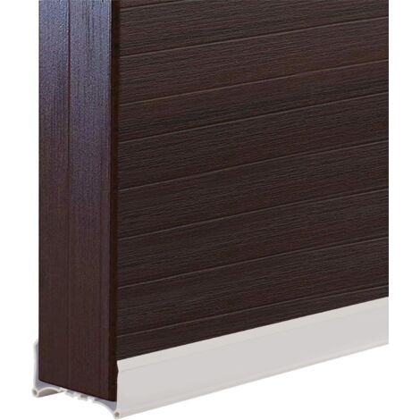 Bourrelet de Porte 100cm Pare Vent de Porte Joint de Porte à Brosse Joint inférieur de Porte Joint de Porte Autocollant pour Portes intérieures Facile à Installer Ne Tombe Pas Réutilisable 1 Blanc (1/5)