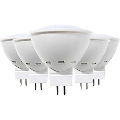 5er-Pack LED-Spotlampen GU5.3 6W (entspricht 50W) 540lm 3000K 15000H Primer