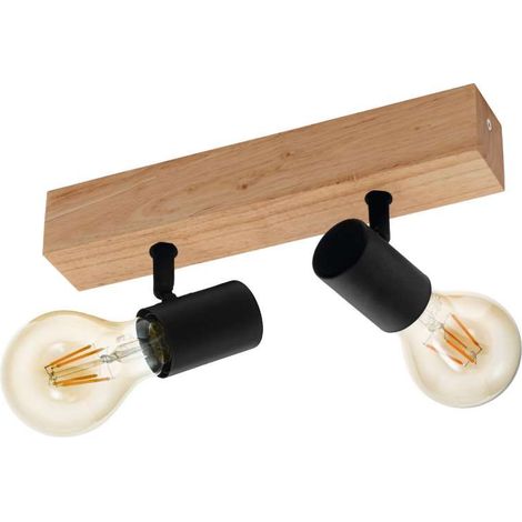 Eglo Faretti Townshend 3 - Marrone Nero - 300x50 mm (1/2)