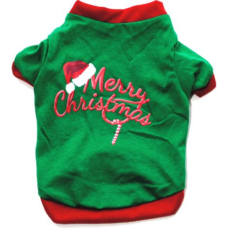 1 camiseta, prenda suave, estampado navideño, perro y gato, fiesta de invierno (1/5)