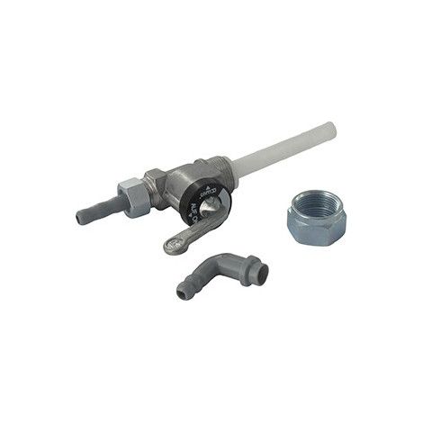 Robinet à Essence Métallique Universel Avec Filtre Nylon - Pour Tuyau De ø: 6mm - Filetages: M16 X 100 G