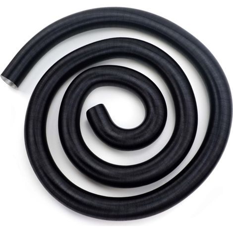 Tube d'échappement flexible en aluminium, 42 mm de diamètre, 300 cm, canal de chauffage pour chauffage diesel, voitures, fourgonnettes, camions (1/5)