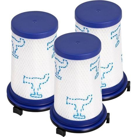 Lot de 3 filtres HEPA pour aspirateur Force 360 RH9037 RH9038 RH9039 RH9051WO RH9057WO RH9086WO ZR009001 (1/4)
