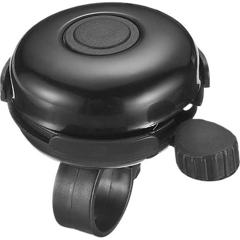 Campanello per bicicletta, accessorio per bicicletta, per pedalare in sicurezza, volume 100 dB, manubrio standard, nero (1/5)