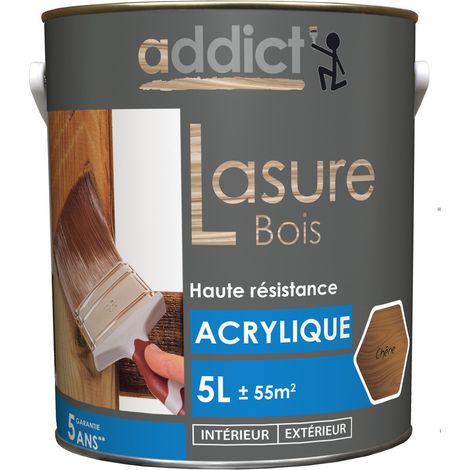Lasure Acrylique 5 Litres Chene - Addict (1/2)
